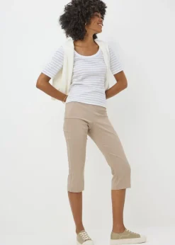 T-Shirts>Papaya White Stripe Ribbed T-Shirt