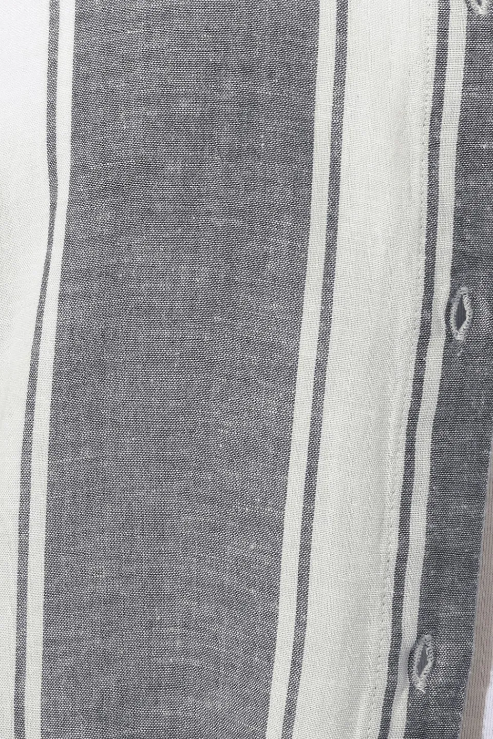 Blouses & Shirts>YOURS Curve Blue Stripe Linen Shirt