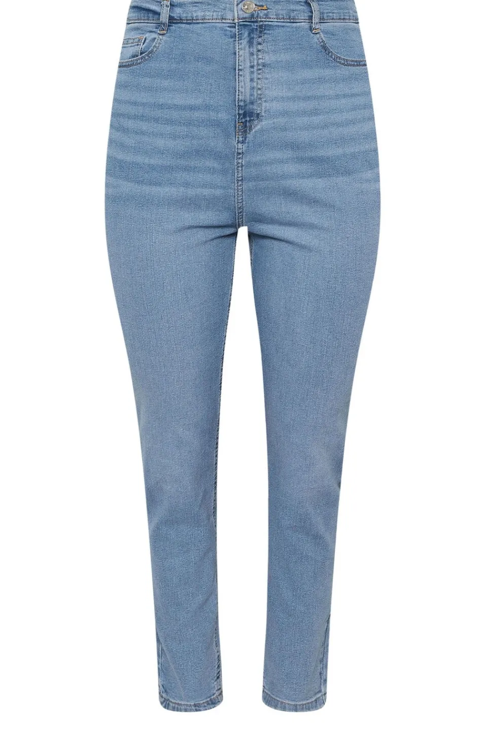 Jeans & Jeggings>YOURS Curve Light Blue Wash Mom Jeans