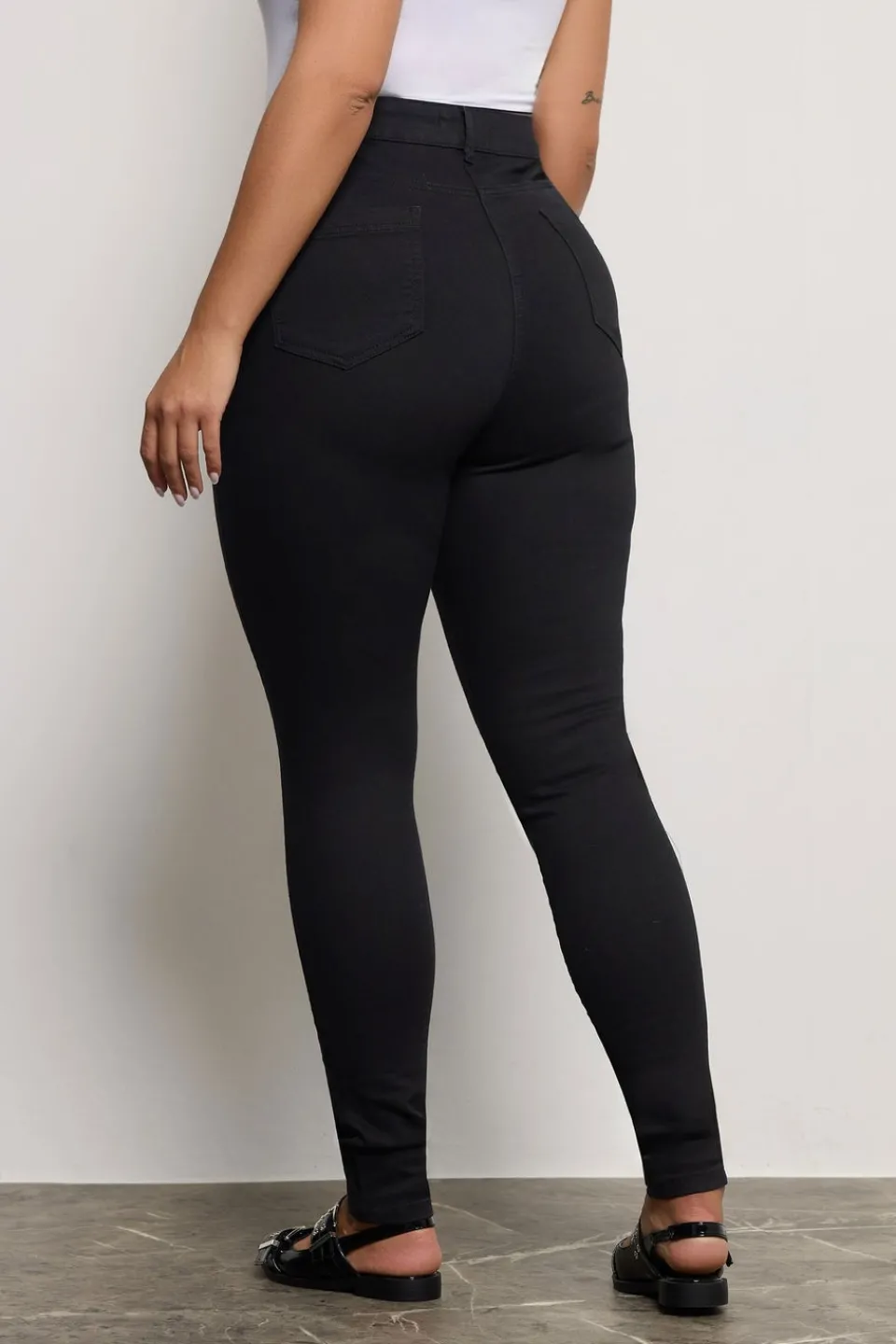 Jeans & Jeggings>YOURS For Good Curve Black Skinny Stretch Ava Jeans