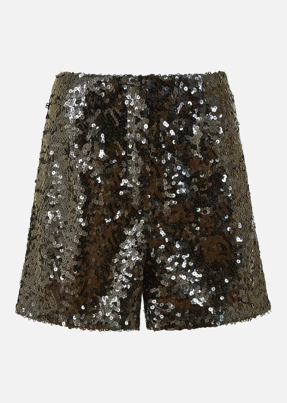 Skirts>Yumi Black Sequin Mini Shorts
