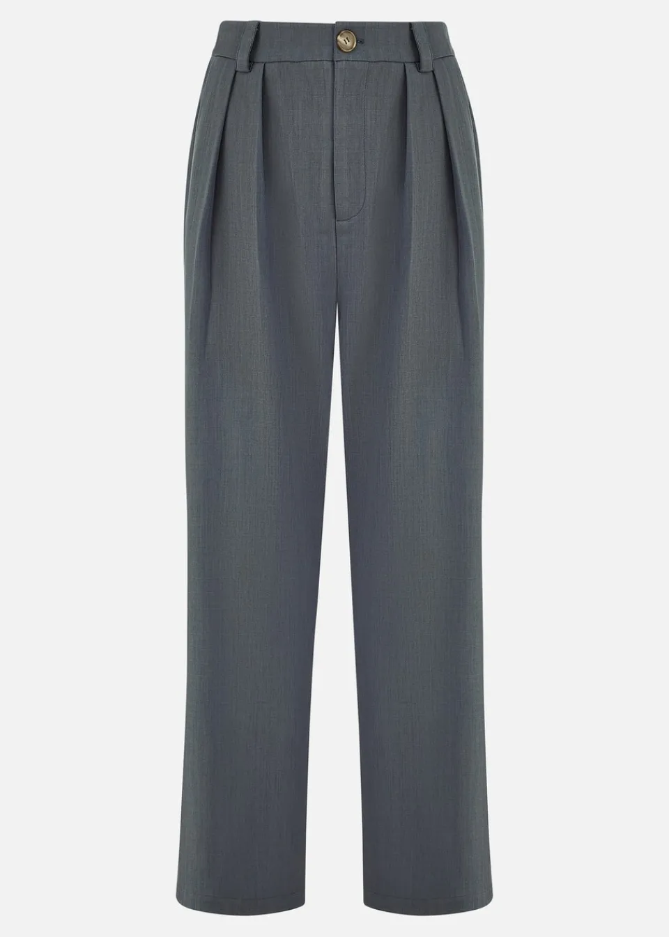 Trousers>Yumi Grey Wide Leg Trousers