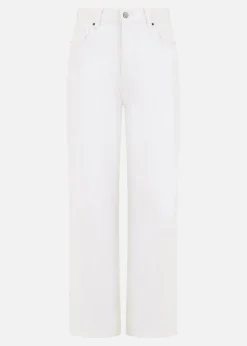 Jeans & Jeggings>Yumi White Wide Leg High Waist Jeans